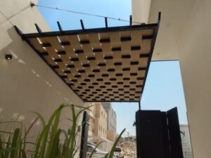 مظلات مجدول