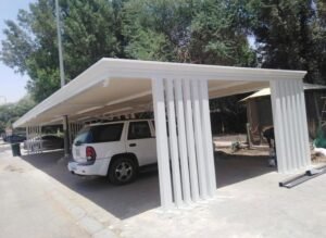 مظلات حديد للسيارات