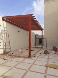 برجولات خشب 